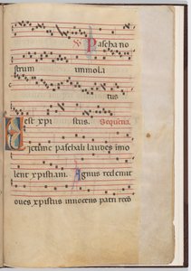 Blad 6 fra et antifonalt fragment