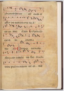 Blad 8 fra et antifonalt fragment
