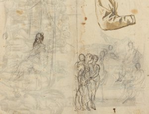 Kopi etter et historisk maleri fra sirkelen til Paolo Veronese [recto]