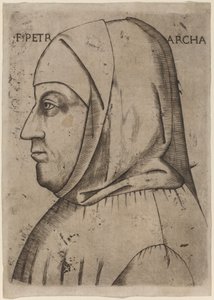 Portrett av Petrarca av Italian 16th Century