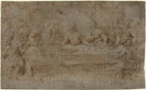 Det siste måltid av Italian 16th Century