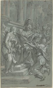 Scipio gjenoppretter fangen sin til elskeren sin av Italian 17th Century