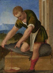 Månedens arbeid: desember, ca. 1580 av Italian Master
