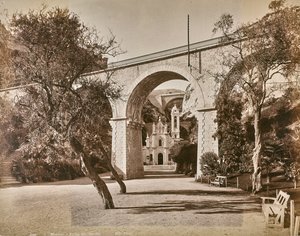 Album "Genua og Pisa": Chapel Sainte Dévote i Monaco, ca. 1880-90 (s/hvitt-bilde) av Italian Photographer