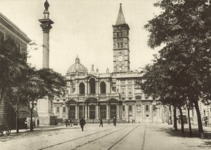 Basilikaen S Maria Maggiore av Italian Photographer
