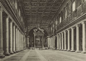 Basilikaen S Maria Maggiore, innvendig av Italian Photographer