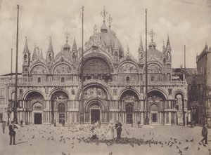 Chiesa S Marco (s/hvitt bilde) av Italian Photographer