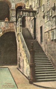 Firenze, Italia, Bargello, trapp av Italian Photographer