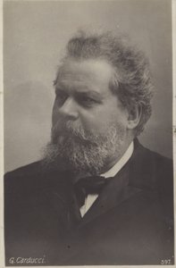 Giosue Carducci (1835-1907), nobelprisvinnende italiensk poet av Italian Photographer