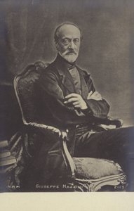 Giuseppe Mazzini av Italian Photographer