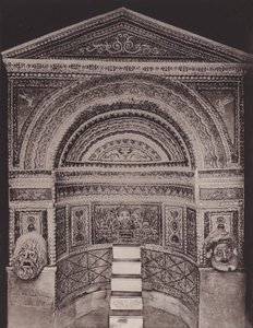 Grande Fontana, Great Fountain (s/hvitt bilde) av Italian Photographer