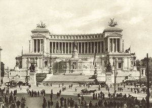 Monument til Victor Emanuel II av Italian Photographer