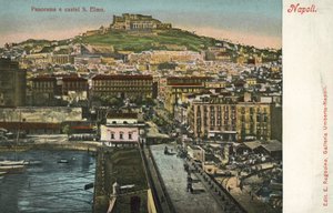 Napoli, Italia, Panorama, Castel S Elmo av Italian Photographer