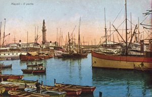 Napoli, Italia, Havnen av Italian Photographer