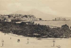 Napoli: Panorama sett fra Mergellina (s/h-bilde) av Italian Photographer