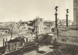 Panorama fra monumentet til Victor Emanuel av Italian Photographer