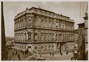Perugia, University of Foreigners, ca 1920 av Italian Photographer