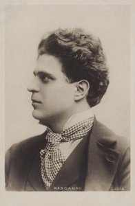 Pietro Mascagni , italiensk komponist av Italian Photographer