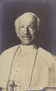 Pave Leo XIII av Italian Photographer