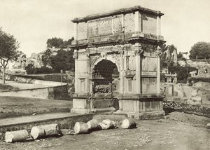 Forum Romanum, Titusbuen av Italian Photographer