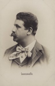 Ruggero Leoncavallo , italiensk komponist av Italian Photographer