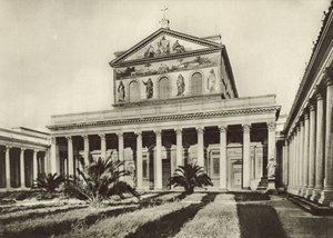 ST Pauls basilika, fasade av Italian Photographer