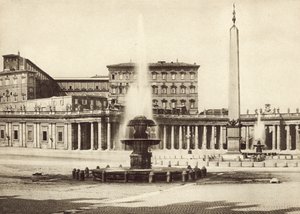 S Peters Square og Vatikanpalasset av Italian Photographer