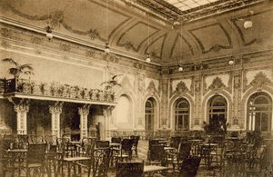 San Remo, Casino Municipale, Winter Garden (s/h-bilde) av Italian Photographer