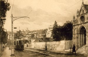 Sanremo, Corso Cavallotti (s/h-bilde) av Italian Photographer