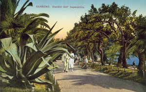 San Remo, Italia, Giardini Del Imperatrice av Italian Photographer