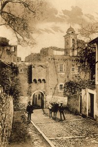 San Remo, Porta S Giuseppe (s/hvitt-bilde) av Italian Photographer