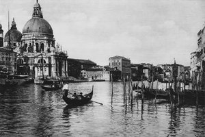 Venezia, Salute Church (s/h foto) av Italian Photographer