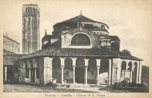 Venezia, Torcello, S Fosca-kirken av Italian Photographer