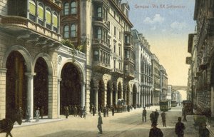 Via XX Settembre, Genova (fargebilde)
