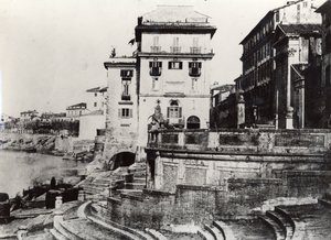 Utsikt over Porto di Ripetta av Italian Photographer