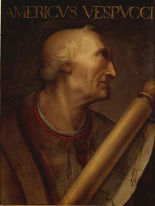 Amerigo Vespucci av Italian School