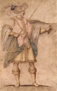 En orientalsk soldat, Florentine School av Italian School