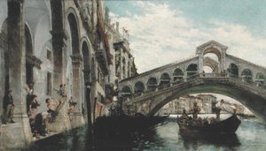 An Unusual Cargo, ca. 1890 (olje på lerret) av Italian School