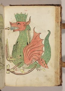 En illustrasjon fra De re militari (Om militærkunsten) av Robertus Valturius (1413–1484) av Italian School