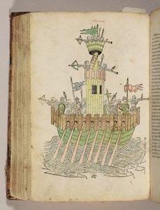 En illustrasjon fra De re militari (Om militærkunsten) av Robertus Valturius (1413–1484) av Italian School