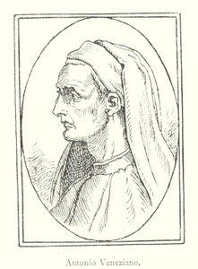 Antonio Veneziano (gravering) av Italian School