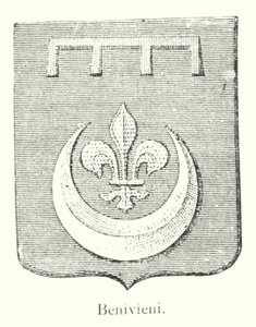 Benivieni (gravering) av Italian School