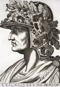Caligula Caesar (12-41 e.Kr.), 1596 av Italian School
