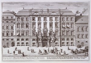 Bosted for kapteinen for det borgerlige regiment, Wien av Italian School