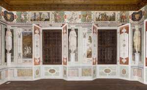 Caryatids Room: Metamorphoses av Ovid (fresco) av Italian School