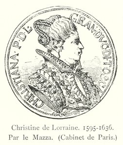 Christina av Lorraine av Italian School