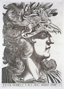 Claudius Cæsar (10 f.Kr.-54 e.Kr.) av Italian School