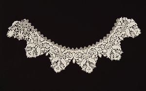 Krage, fra Venezia, 1625-50 (lin og nåleblonde) av Italian School