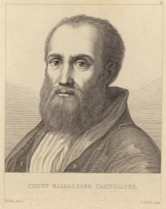 Grev Baldassare Castiglione (1478–1529) av Italian School