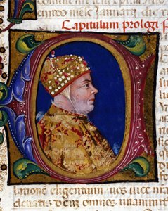 Doge Antonio Venier, opplyst portrett av 1382, av Italian School